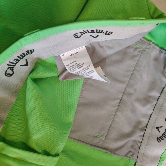 Callaway Men’s Pro Spin 3.0 Shorts 9in Summer Green Size 40 Golf Bright Colorful - Picture 6 of 6